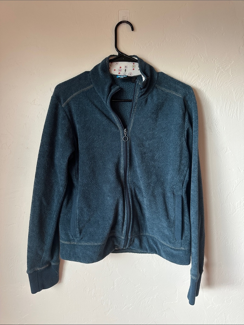 Kavu Teal Full-Zip Lightweight Terry Jacket